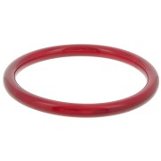 Bracelet jonc en acrylique transparent 64 mm - Marbré Bordeaux x1|raw }}