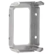 Serti griffe pour cabochon PureCrystal 4627 27x18.5 mm - Argenté vieilli x1