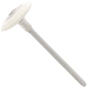 Meulette feutre forme lentille 17x4 mm x1