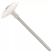 Meulette feutre forme lentille 17x4 mm x1