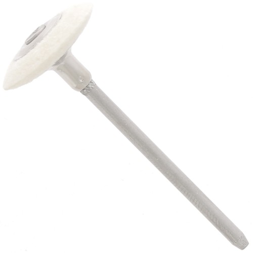 Meulette feutre forme lentille 17x4 mm x1