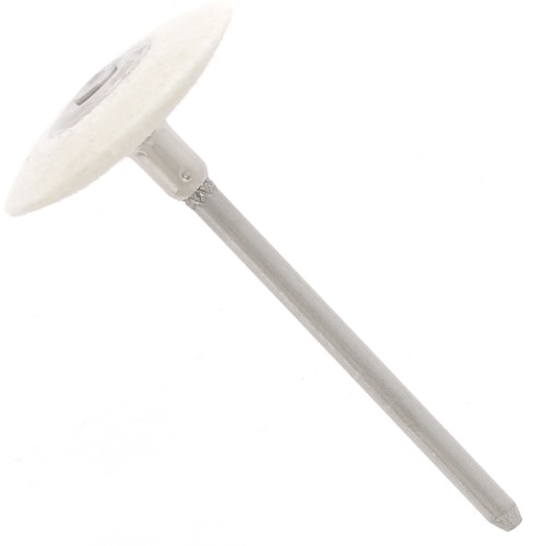 Meulette feutre forme lentille 21x4 mm x1