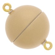 Fermoir boule aimanté 15 mm - Doré vintage x1|raw }}