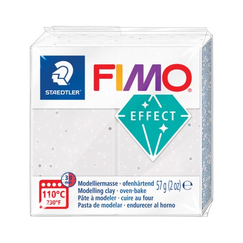 Pâte Fimo Effect 57gr - Granit Blanc (n°003)