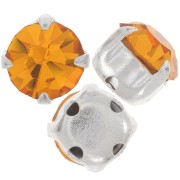 Chatons montés 6 mm Topaz x5|raw }}