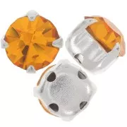 Chatons montés 6 mm Topaz x5