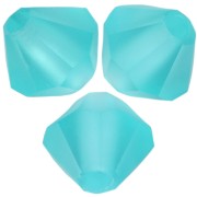 Perles toupies Preciosa - Rondelle Bead 4 mm - Blue Zircon Matt x30|raw }}