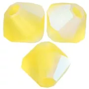 Perles toupies Preciosa - Rondelle Bead 4 mm - Citrine AB Matt x30