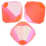 Perles toupies Preciosa - Rondelle Bead 4 mm - Hyacinth AB Matt x30