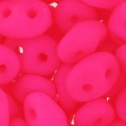 SuperDuo 2,5x5 mm Neon Pink Mat x10g|raw }}