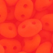 SuperDuo 2,5x5 mm Neon Orange Mat x10g|raw }}