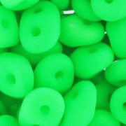 SuperDuo 2,5x5 mm Neon Green Mat x10g