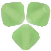 Perles toupies Preciosa - Rondelle Bead 4 mm - Peridot Matt x30