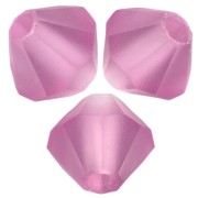 Perles toupies Preciosa - Rondelle Bead 4 mm - Amethyst Matt x30