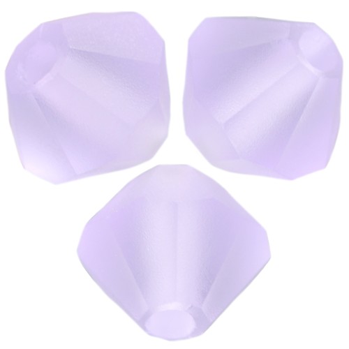 Perles toupies Preciosa - Rondelle Bead 4 mm - Violet Matt x30