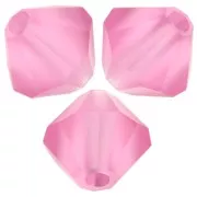 Perles toupies Preciosa - Rondelle Bead 4 mm - Rose Matt x30