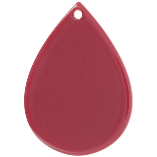 Pendentif goutte 31x22 mm - Bordeaux x1