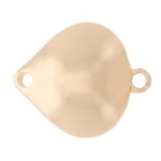 Intercalaire goutte 20x17 mm - Doré x1|raw }}