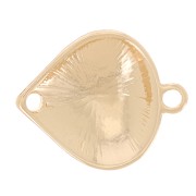 Intercalaire goutte 20x17 mm - Doré x1