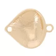 Intercalaire goutte 20x17 mm - Doré x1