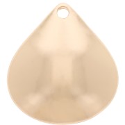 Pendentif goutte 21x19 mm - Doré x1