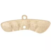 Pendentif chandelier design 30x10 mm 4 anneaux - Doré x1