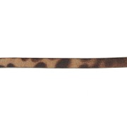 Lacet cuir 5x2 mm Léopard x30cm