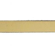 Lacet cuir 10 mm Doré x30cm