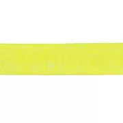 Lacet cuir 10 mm Jaune Fluo x30cm