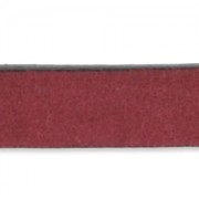 Lacet cuir vieilli 10 mm Rouge x30cm