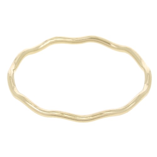 Bague fine wavy - Taille 52 - Gold filled (or laminé) x1