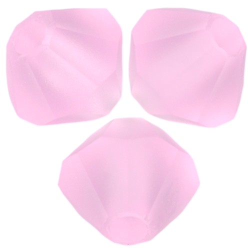 Perles toupies Preciosa - Rondelle Bead 4 mm - Pink Sapphire Matt x30