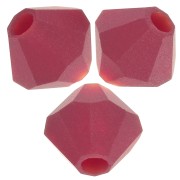 Perles toupies Preciosa - Rondelle Bead 4 mm - Siam Matt x30