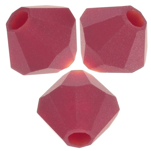 Perles toupies Preciosa - Rondelle Bead 4 mm - Siam Matt x30