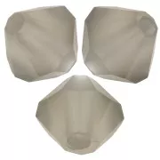 Perles toupies Preciosa - Rondelle Bead 4 mm - Black Diamond Matt x30