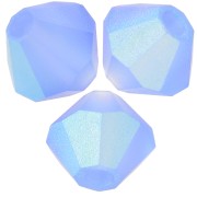 Perles toupies Preciosa - Rondelle Bead 4 mm - Sapphire AB Matt x30