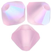 Perles toupies Preciosa - Rondelle Bead 4 mm - Light Amethyst AB Matt x30|raw }}