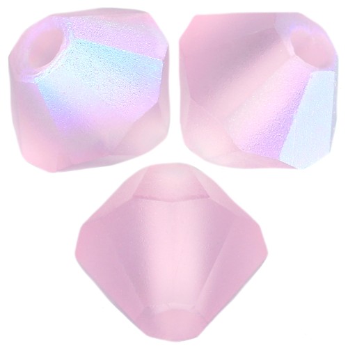 Perles toupies Preciosa - Rondelle Bead 4 mm - Light Amethyst AB Matt x30