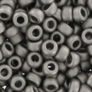 Rocaille Miyuki 15/0 190F - Mat Nickel Plated x5g