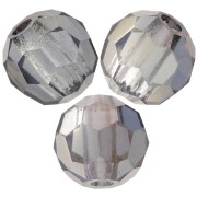 Perles rondes facettées Preciosa - Round Bead 4 mm - Crystal Valentinite x20|raw }}
