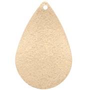 Sequin goutte effet diamanté 25.5x16.5 mm - Doré x1|raw }}