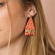 Rocaille Miyuki 11/0 407 - Opaque Vermilion Red x8g