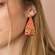 Rocaille Miyuki 11/0 407 - Opaque Vermilion Red x8g