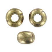Perles Rondes aplaties 5x3,1 mm - Doré vieilli x20|raw }}