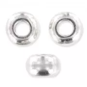 Rondes aplaties 5x3,1 mm argenté x20