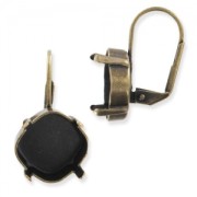 Dormeuses porte-cabochon PureCrystal 4470 12 mm - Bronze x2|raw }}