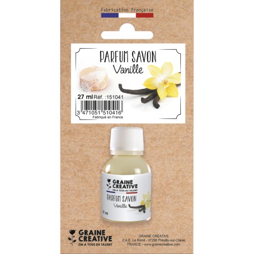 Parfum pour bombe de bain - savon - Senteur Vanille x27ml