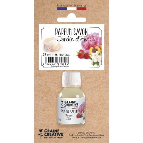 Parfum pour bombe de bain - savon - Senteur Jardin d'été x27ml