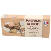 Coffret de 5 parfums pour savon de 27ml avec son compte-goutte|raw }}