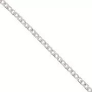 Chaîne maille Forçat 2.3 mm - Argent 925 x1m